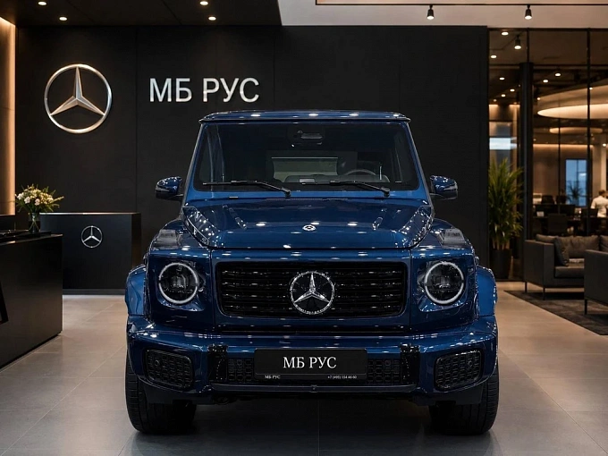 Mercedes-Benz G-Класс Синий Non metallic фото 3
