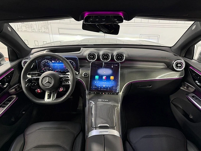 Mercedes-Benz GLC coupe AMG Черный Non metallic фото 9