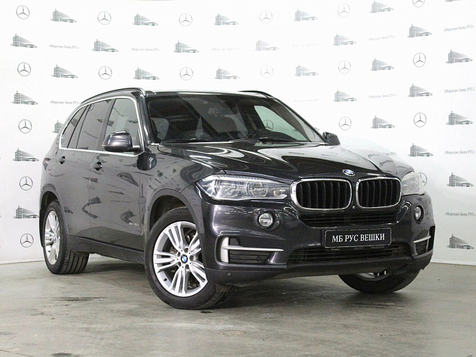 BMW X5 2014 3.0d AT 4WD (249 л.с.) Серый 70117982 фото 2