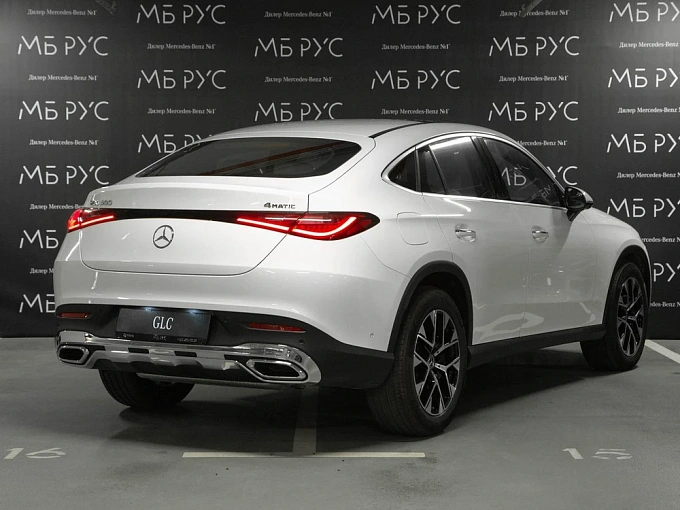 Mercedes-Benz GLC coupe Белый Non metallic фото 3