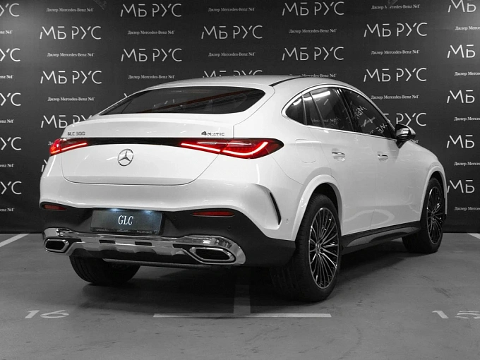 Mercedes-Benz GLC coupe Белый Non metallic фото 3