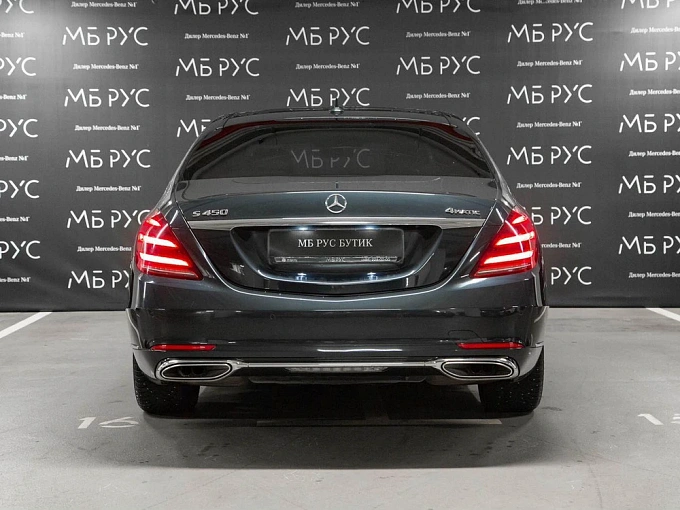 Mercedes-Benz S-Класс 2018 450 3.0 AT 4Matic (367 л.с.) фото 4