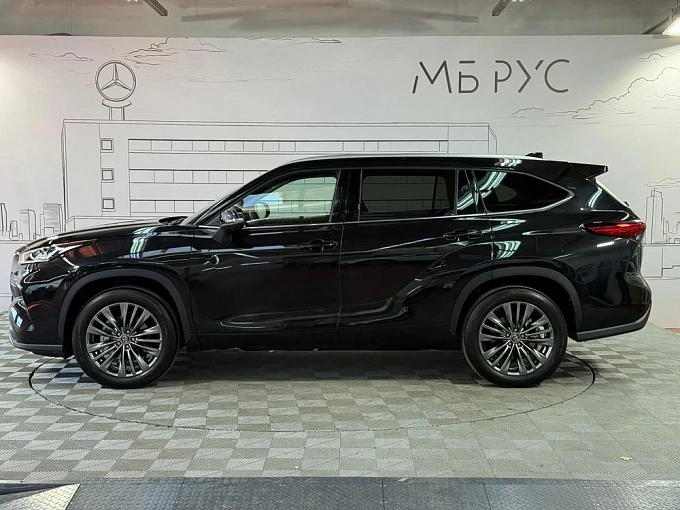Toyota Highlander Черный Non metallic фото 3