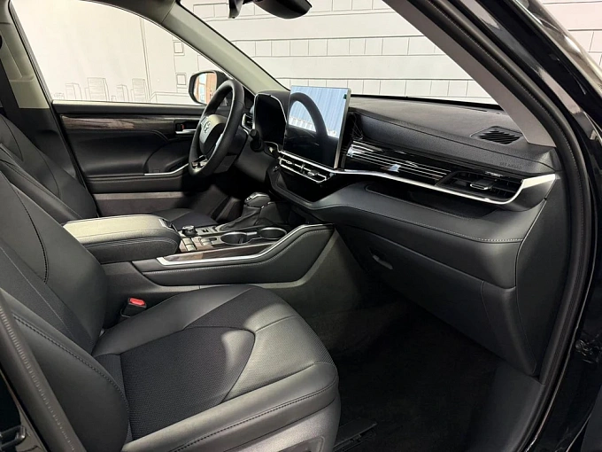 Toyota Highlander Черный Non metallic фото 10