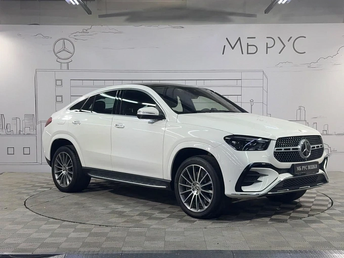 Mercedes-Benz GLE coupe Белый Non metallic фото 2