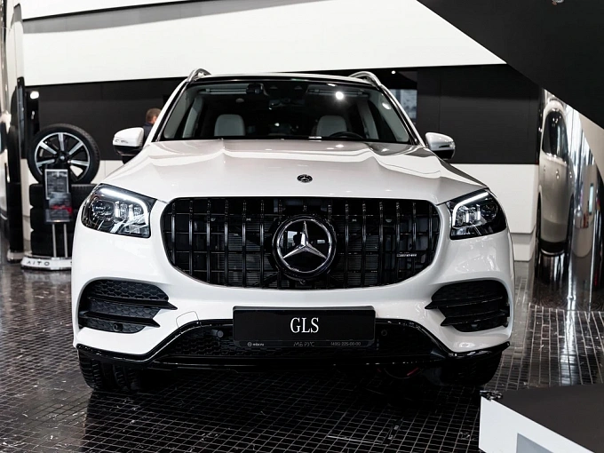 Mercedes-Benz GLS Белый Non metallic фото 4