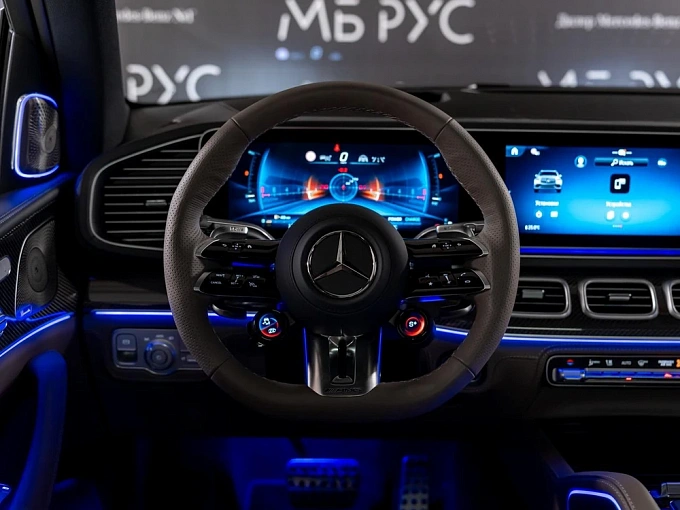 Mercedes-Benz GLS AMG Черный Non metallic фото 17