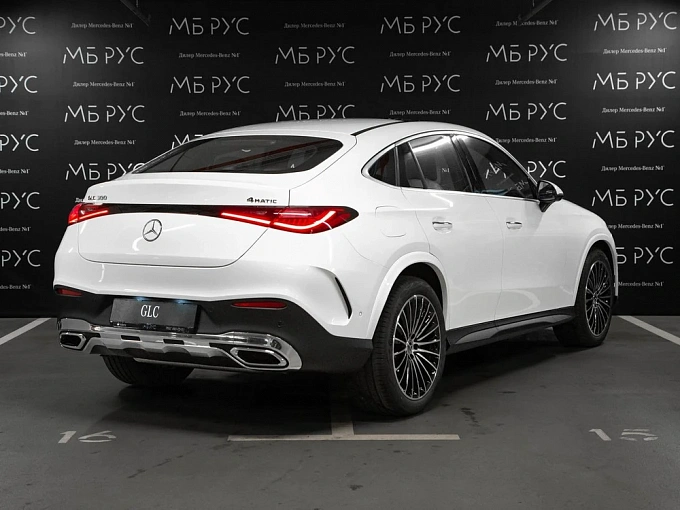 Mercedes-Benz GLC coupe Белый Non metallic фото 4
