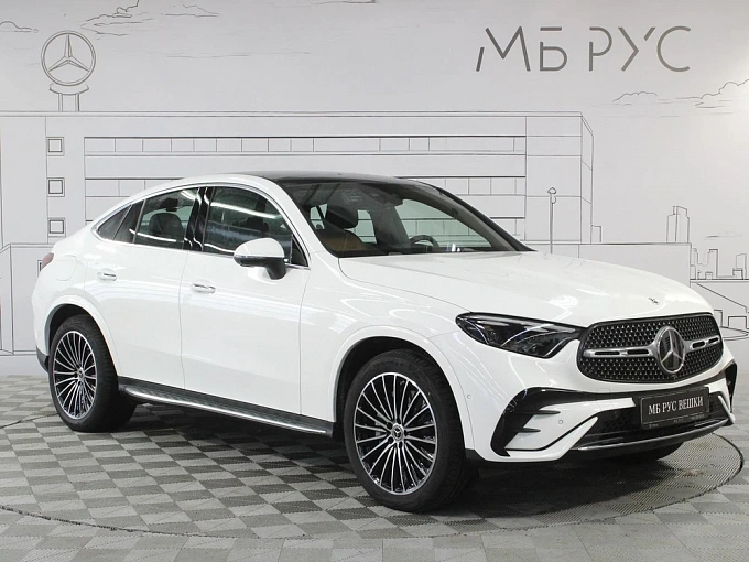 Mercedes-Benz GLC coupe Белый Non metallic фото 2