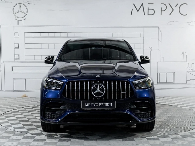 Mercedes-Benz GLE coupe AMG Синий Non metallic фото 2