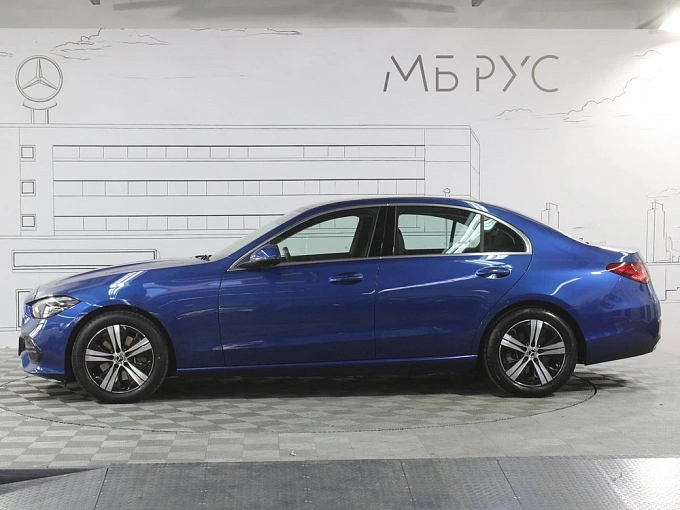 Mercedes-Benz C-Класс Синий Non metallic фото 3