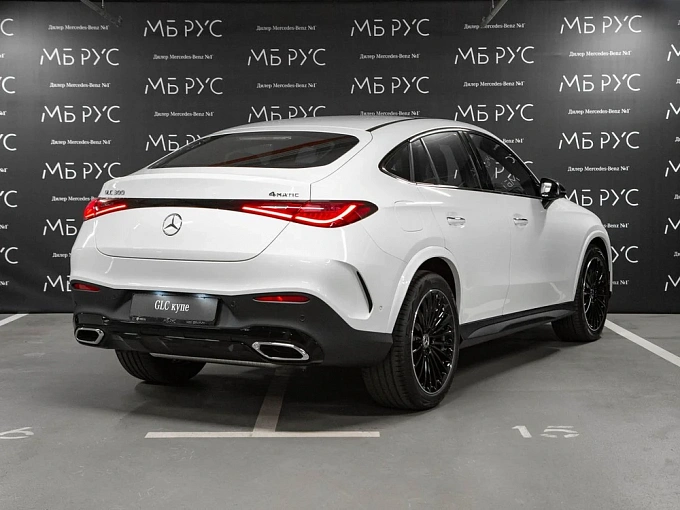 Mercedes-Benz GLC coupe Белый Non metallic фото 3