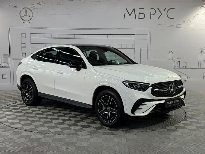 Mercedes-Benz GLC coupe Белый Non metallic фото 2