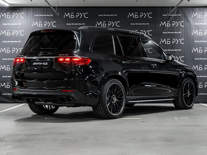 Mercedes-Benz GLS AMG Черный Non metallic фото 3