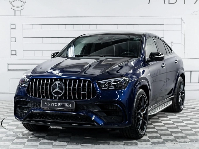 Mercedes-Benz GLE coupe AMG Синий Non metallic фото 1